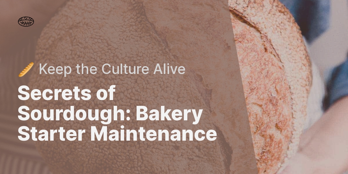 How Do Bakeries Maintain Their Sourdough Starter?